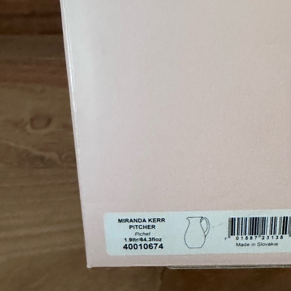 Royal Albert Miranda Kerr Friendship Butterfly Glass Pitcher - Brand New - Picture 3 of 3